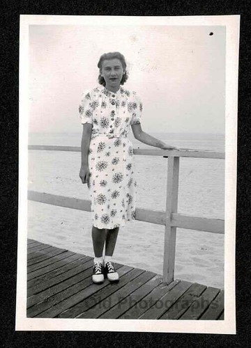1942 lady beach - lady, pretty
