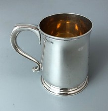 Victorian Solid Silver Christening Mug Barnards London 1894 187g HZX