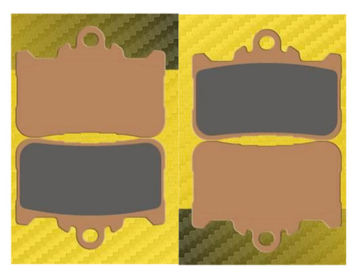 Front sintered brake pads - pads, for