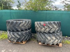 4x 600 70 30 Wheel Tyre £450+vat Spare T10 Dumper JCB Fastrak tractor 600/70R30
