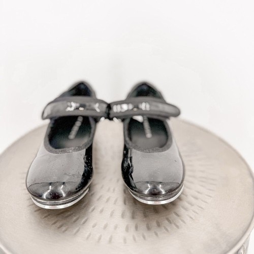 Danskin black patent mary - black,