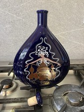 Vintage Limited Edition Courvoisier Ceramic Bottle Decanter Rare with Cork Plug