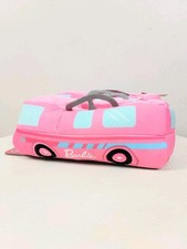 Women's XL Barbie Slippers Size 11 12 Van Tour Bus Plush Shoes Car Shape Slipper