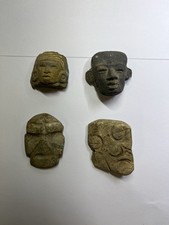 2 x Pre-Columbian Heads and 2