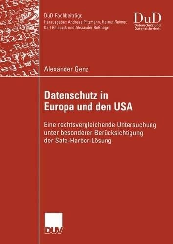 Alexander genz datenschutz - datenschutz, in