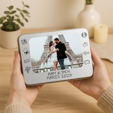 Personalised photo storage tin - personalised,