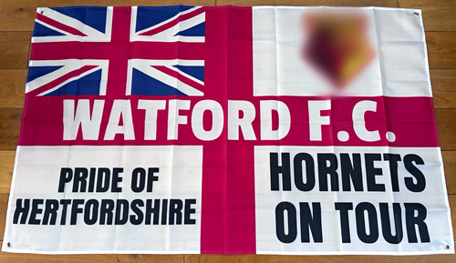 5x3ft watford flag 4 - fc,