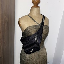 . Black Nike Waist Bum Bag man bag cross body bag 