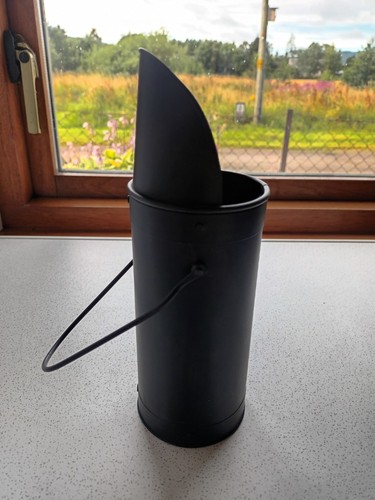 Black coal scuttle hod bucket - scuttle,