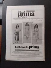 FEBRUARY 2024 PRIMA Sewing Pattern. UNCUT. ''SMOCK TOP & DRESS'' sizes 6-24''