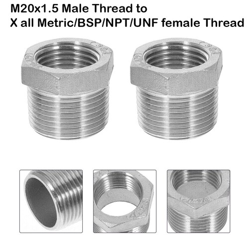 M20x1 male unf - x, female