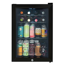 Russell Hobbs Wine & Drinks Cooler 62L Black Lockable Freestanding RHGWC4B-LCK