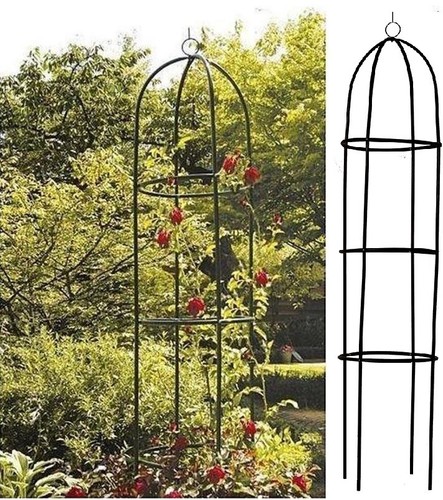 Garden obelisk metal outdoor - metal,