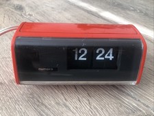 Vintage Numero Flip Desk Clock  Retro made in Hong Kong for Collectors
