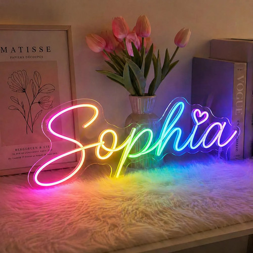 Custom neon sign - sign,, kids