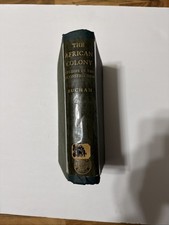 The African Colony: Studies In