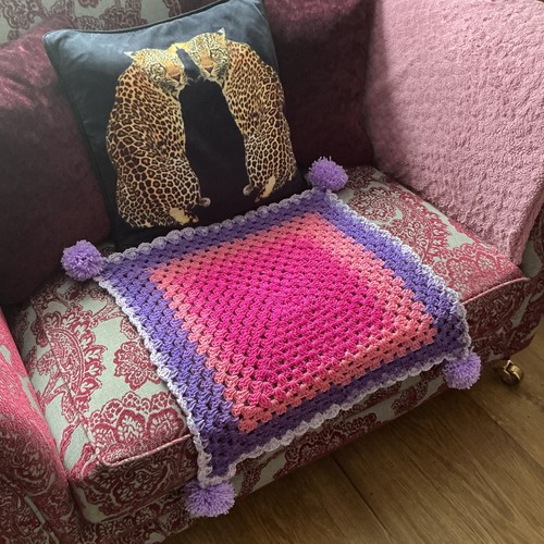 Handmade crochet granny - , square