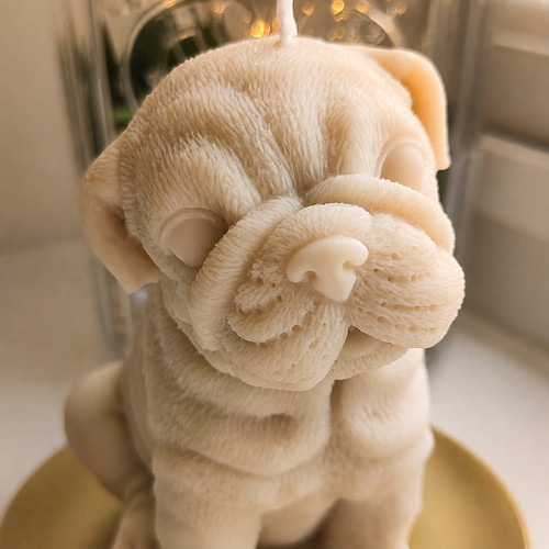 Dog bulldog vegan handmade - bulldog,