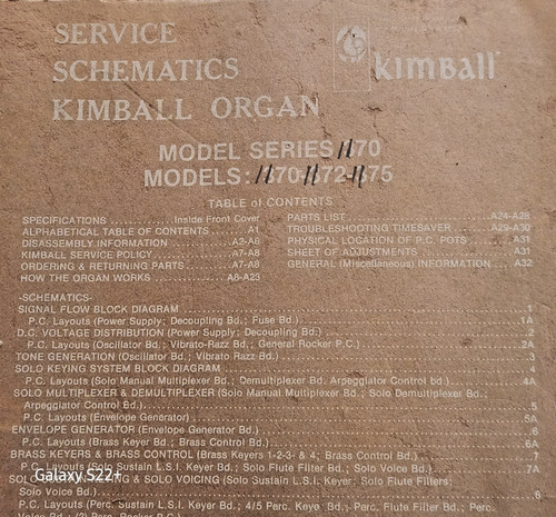 Vintage kimball organ - vintage,