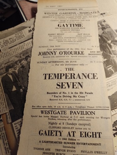 Sk262 ephemera 1961 advert - sk262,