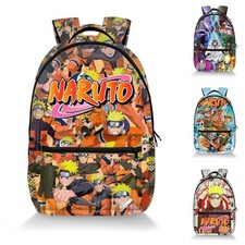 Kids Anime Naruto Backpack Rucksack Student Handbag Travel Bag Gift