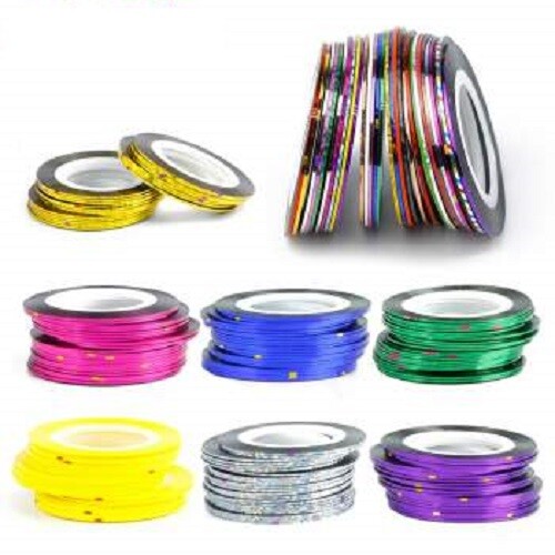 Nail sticker rolls - nail, striping