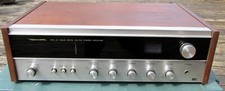 REALISTIC STA-47  VINTAGE STEREO AUDIO HiFi RECEIVER. WOOD FINISH, SILVER FACE.