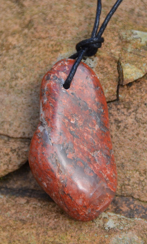 Cornish serpentine pendant - serpentine,