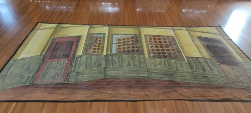 Theatre backdrop stage - /,