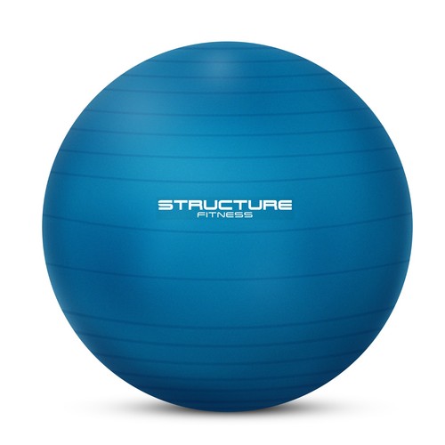 Blue exercise ball - ball, structure