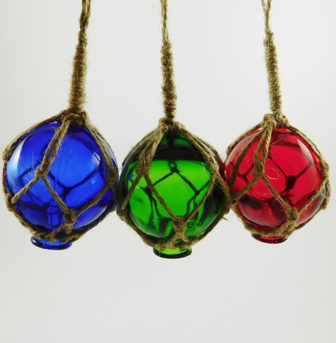 Glass float nautical buoys - 3,
