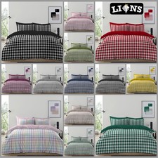 Check Duvet Quilt Cover