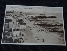 West Pier and Beach Clacton on Sea Postcard - 110722