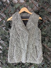 Next Sherpa Fleece Gilet Grey