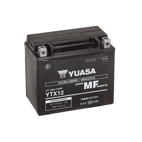Yuasa battery ytx12 fit - yuasa,