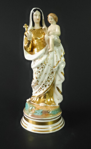 Antique porcelain figure group - antique,