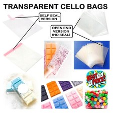 Clear Cellophane Bags Wax