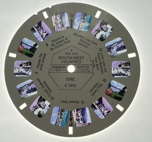 Vintage view master slide reel - view-master,