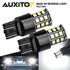 2x 7443 7440 7444 W21W LED Reverse Back Up Light Bulbs 6000K Super Bright White