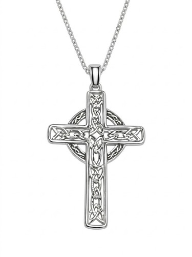 Celtic high cross - cross, necklace
