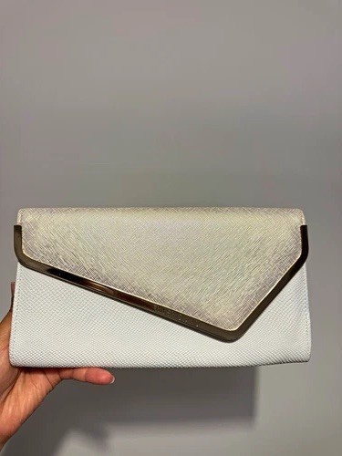 River island white gold - river, faux