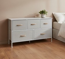 Modern Grey Dresser 5 Fabric