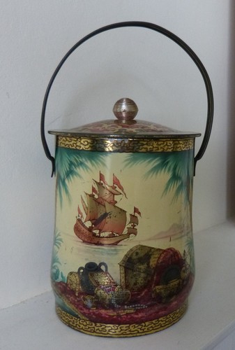 Vintage pirate ship treasure - pirate,