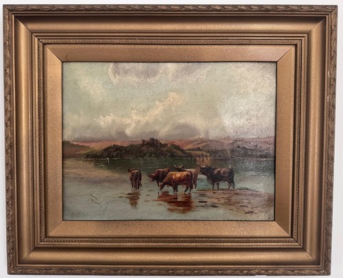 Antique 19thc oil - antique,