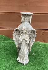 STONE EFFECT  ANGEL PRAYING IN