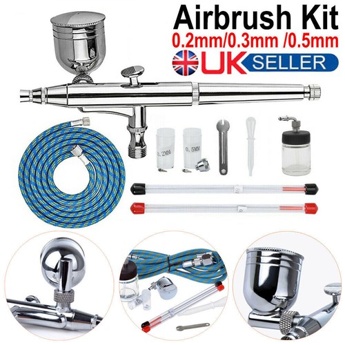 Mini airbrush kit dual action - kit,