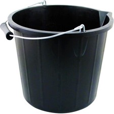 Black Bucket 3 Gallon 14L