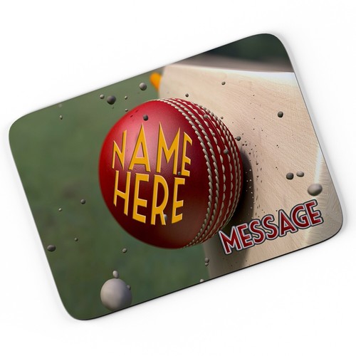 Personalised mouse mat - mouse, cricket