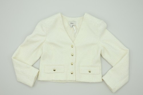 Women jacket ivory - m&s,