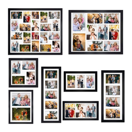 Modern black multi aperture - black,